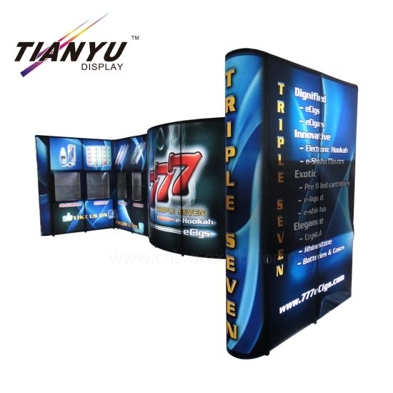 Reusable Trade Show Booth Design Pop up Straight or Curved Pop up Stand