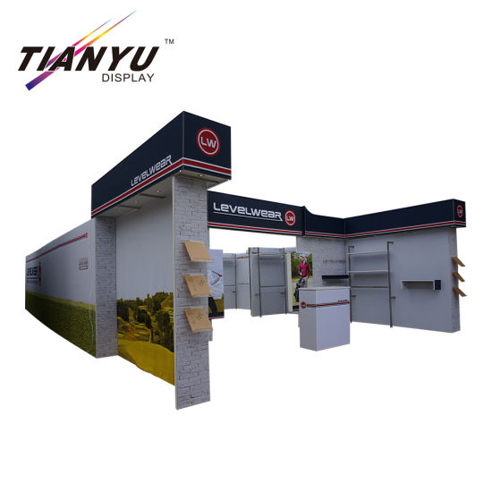 Custom Size Trade Show Display Stall Standard Exhibition Stand Booth 3X3 