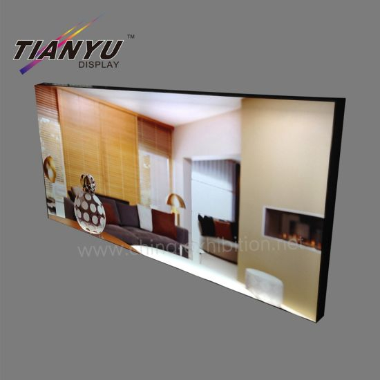 Indoor Advertising Backlit Display LED Fabric Light Box Wall