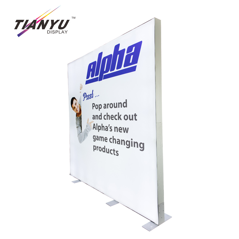 Customized Size Rectangle Shape Snap Frame LED Light Box for LED Poster Display