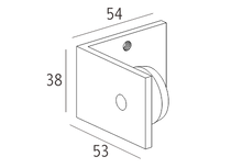 90 degrees connector (for connecting the 62mm light box only)