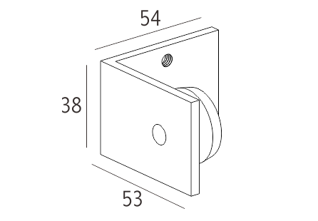 90 degrees connector (for connecting the 62mm light box only)
