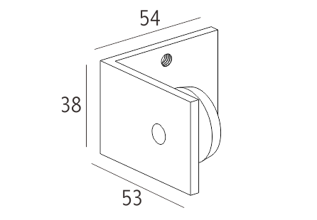 90 degrees connector (for connecting the 62mm light box only)