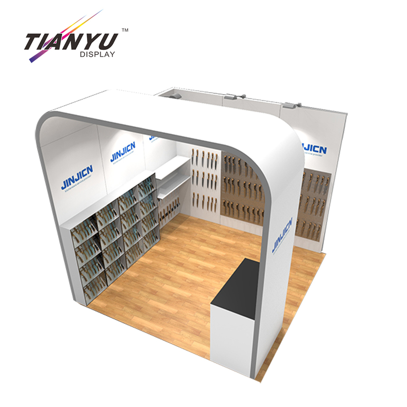 Modular Light Weight Exhibition Booth Material In Aluminum