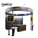 Wholesale China Factory Round Display Design Aluminium Exhibition Booth