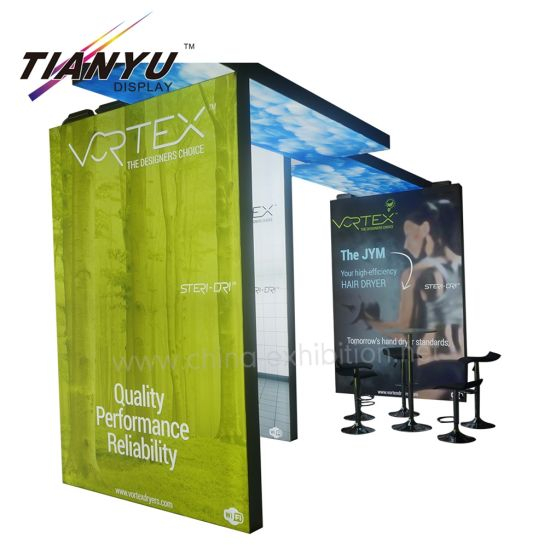 Custom & Design Modular Portable LED Lighting Exhibition Booth System