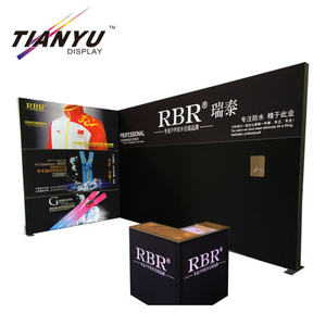 Easy Set up and Custom Design Trade Show Portable Aluminium Exhibition Booth with Your Logo Printing