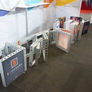 Modular Light Weight Exhibition Booth Material in Aluminum