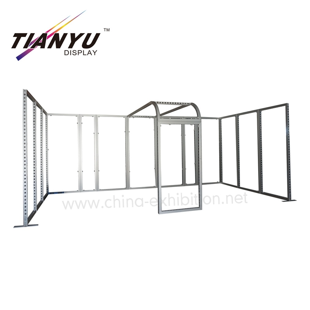 10 X 20 Exhibition Booth Design Tension Walls for Aluminum Exhibition Standard Booth