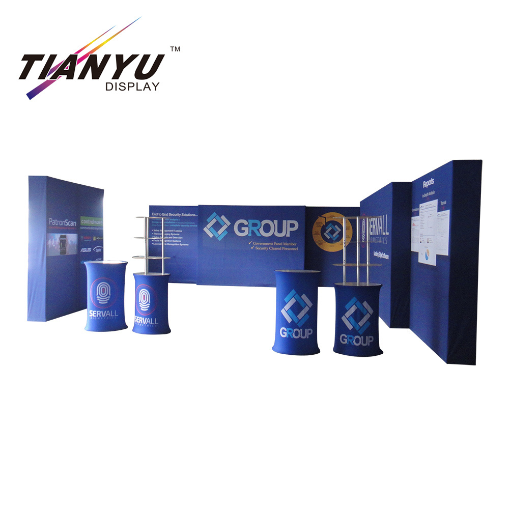 Manufacturers in China Straight Fabric Full Color Promotion Easily Set up Customized Pop up Stand for Big Sale