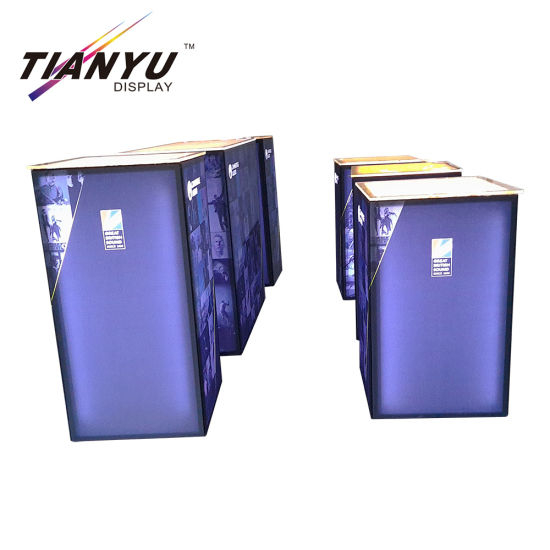 Portable Trade Show Display Aluminum Fabric Exhibition Counter