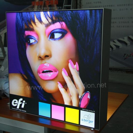 Fabric Light Box Supplier 65mm 80mm 120mm 140mm LED Backlit Silicone Edge Graphics Lightboxes