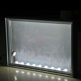 Aluminum Profiles LED Light Display Picture Seg Frame Single-Sided Frameless Fabric Light Box