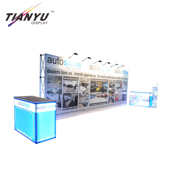 Outdoor Trade Show System Banner Magnetic Pop up Display Stand