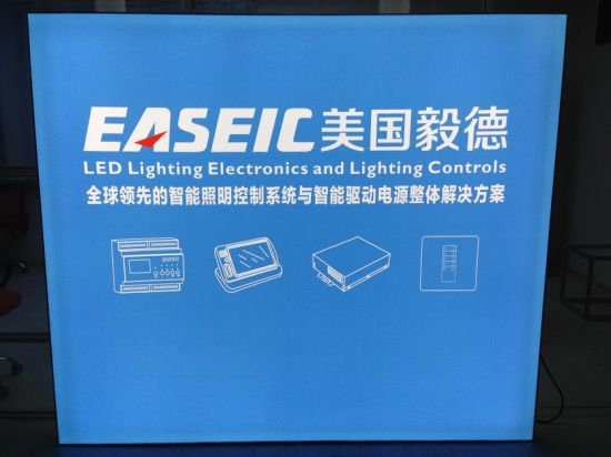 Frameless Indoor/Outdoor Advertising LED Fabric Textile Light Box Sign