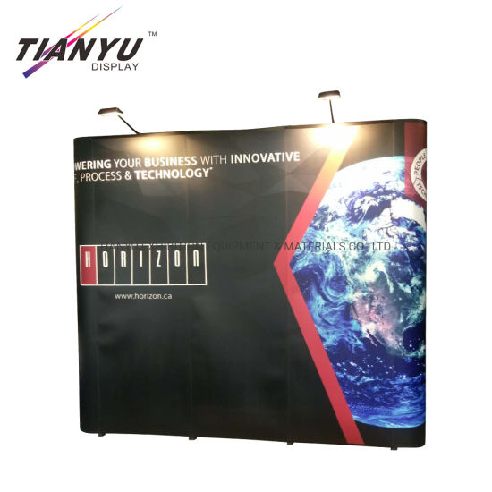 8FT Collapsible Portable Modular Trade Show Fair Banner Expo Pop up Display Exhibition Stands Design Booth