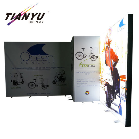 Wholesale Fabric Advertising Collapsible Frame Electric Bike Exhibition