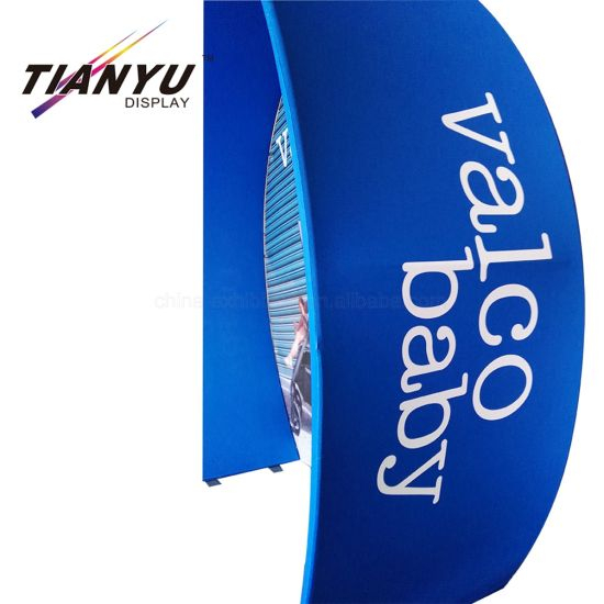 New Design Aluminium Round Tension Fabric Backdrop Circular Display