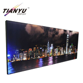 Customized 100mm Aluminum Profile Backlit LED Seg Frameless Fabric Light Box