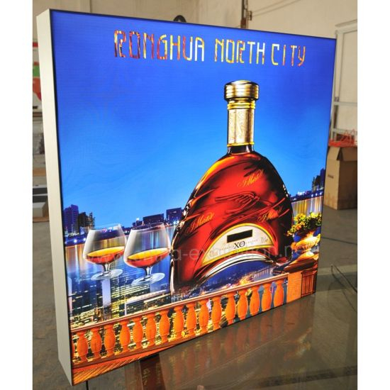 Factory Price Seg Fabric Extrusions Light Box LED Sign Board for Window Display