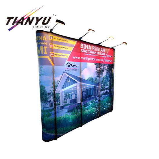 Aluminum 3*3 Display Stand Exhibition Booth Pop up Banner