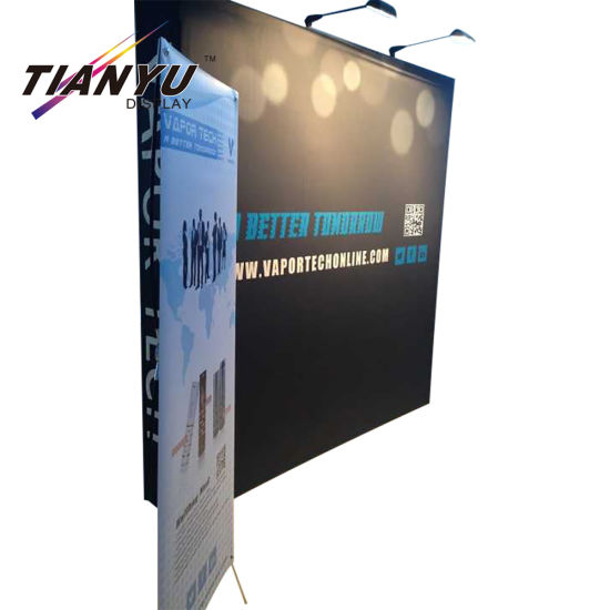 High Quality Curved Trade Show Pop up Display Banner Stand