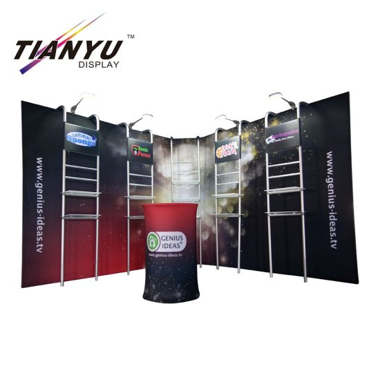 International Standard Beautiful Tension Fabric Exhibition Booth Trade Show Stand