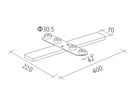 180 Degrees Base Foot