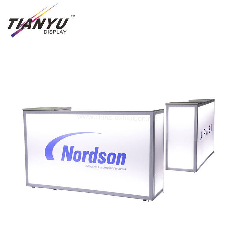 Reusable Easy assembled 3x6 Display Booth for china exhibition booth design