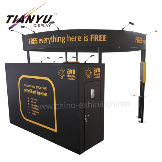 Wholesale China Factory Round Display Design Aluminium Exhibition Booth