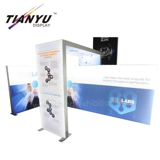 OEM Exhibition Booth Used Trade Show Booth TV Exhibition Stand with LED Light