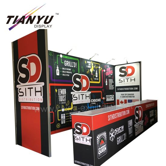 High Quality Exhibition Booth Building Materials Backdrop for 3m