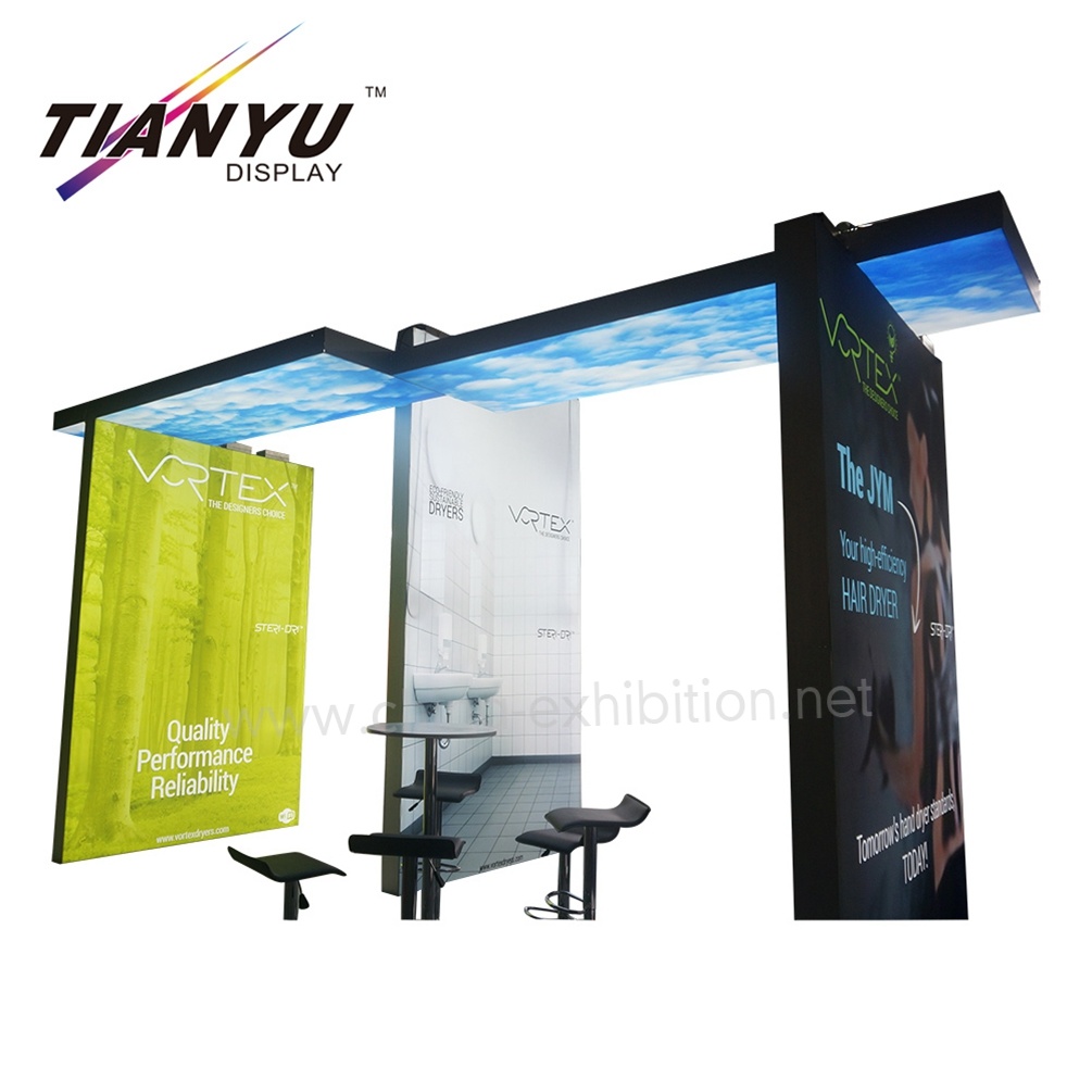 Custom & Design Modular Portable LED Lighting Exhibition Booth System