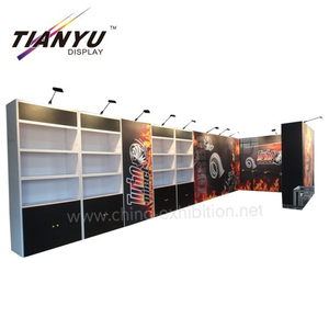 4X8m Custom Exhibition Booth Design with Acrylic Panel