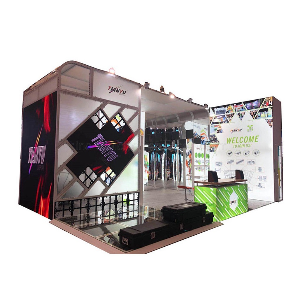 Aluminum Modular Display Stand Exhibition Modular for Custom Trade Fair Stand Designer