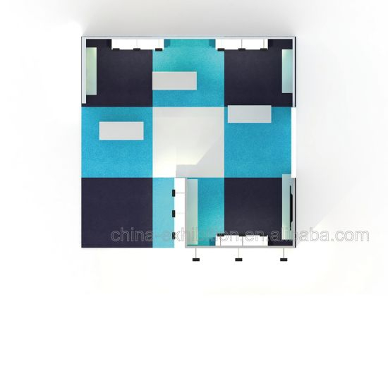 Exhibition Booth Stands Design Trade Show Stand with Displays Show Room