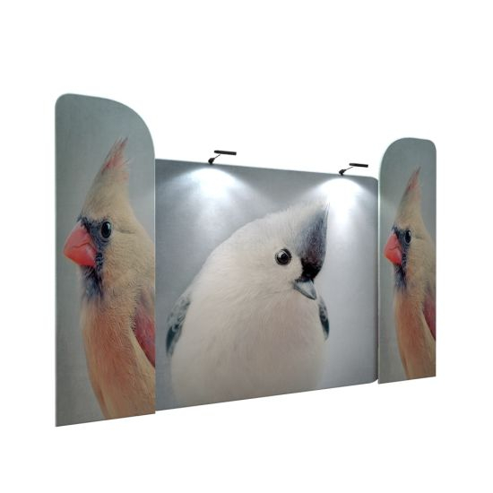 China Cheap Exhibition Booth Banner Promotional Tension Fabric Tube Display