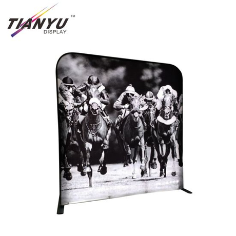10 FT Tension Fabric Backdrop Trade Show Display Stand Wall for Advertising