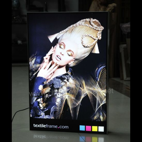 Aluminum Profiles LED Light Display Picture Seg Frame Single-Sided Frameless Fabric Light Box