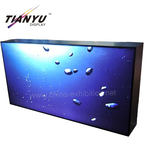 Custom Black Color Aluminium Profile Silicone Edge Light Box for LED Display