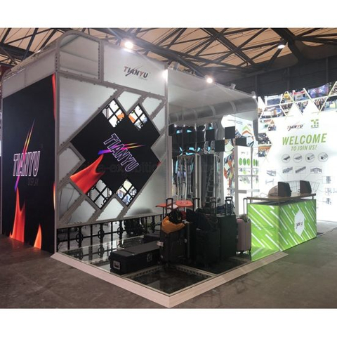 Big Advertising Trade Show Exhibition Booth P2.81 LED Panel/ Screen/ Video Wall