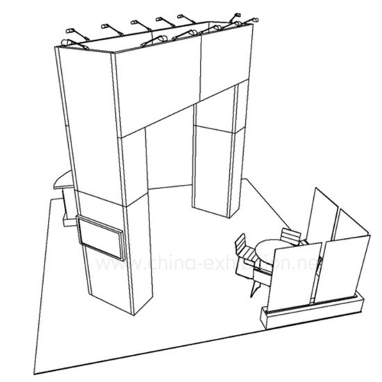 China Cheaper Fair Exhibition Display in Aluminum