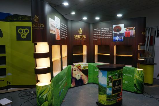 China Suppliers Supermarket Equipment Custom Floor Standing Pop up Cardboard Display Stand for Cosmetics Product