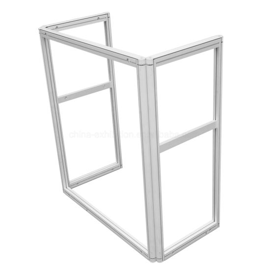 Folding Quickly Set up Portable Aluminum fabric Display Counter