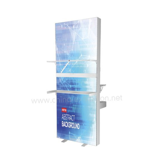 Exhibition System Retail Large Backlit Textile Light Box Display