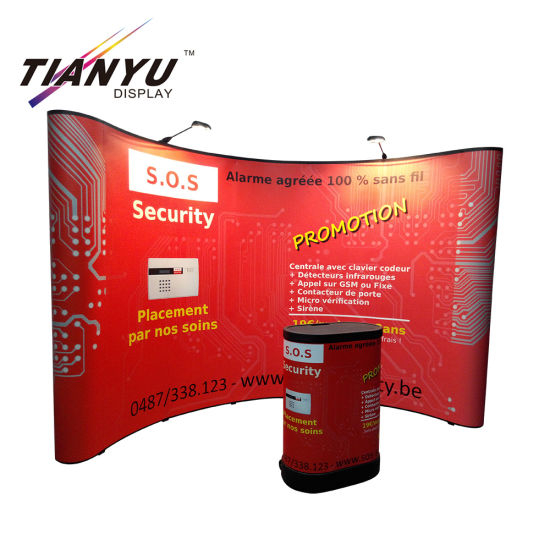 Custom Service Easily Open Folding Pop up Stand for Outdoor Promotion