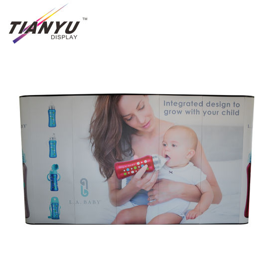 Heat Transfer Printing Tension Fabric Pop up Display Portable Backdrop Stand
