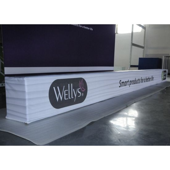 Portable Exhibition Tension Fabric Aluminum Promotion Table Trade Show