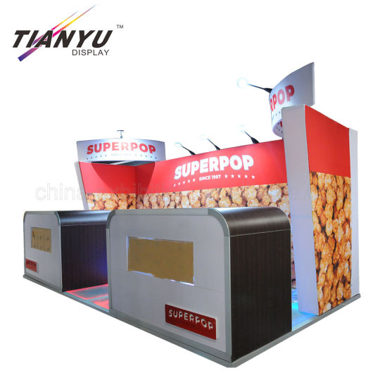 Big Discount Advertisement Economical Portable Aluminum Fabric Tradeshow Counter