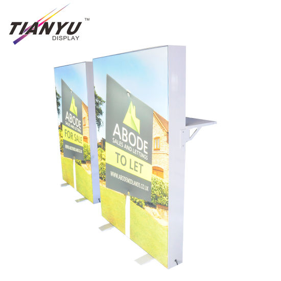 Custom 10FT Tension Fabric Trade Show Straight Display Booth